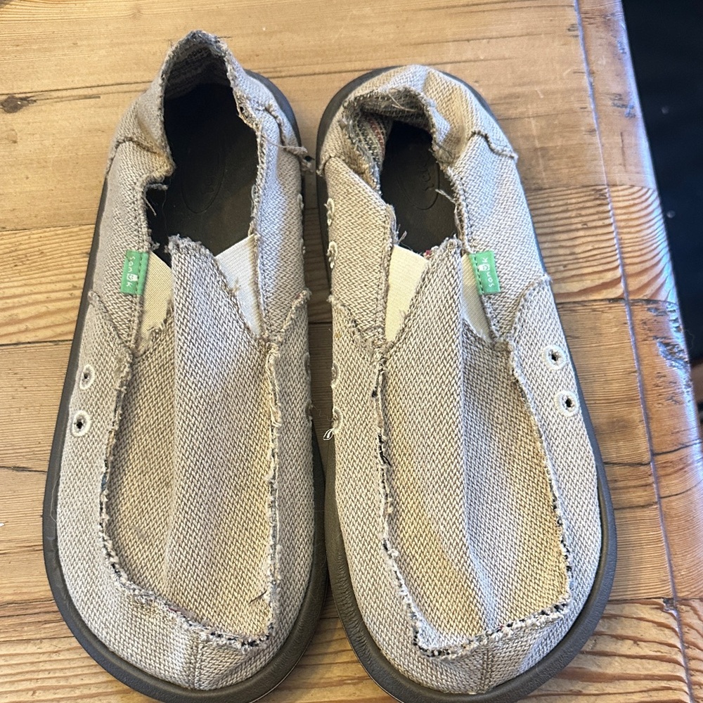 Sanuk Tan Loafers for Men